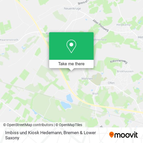 Imbiss und Kiosk Hedemann map
