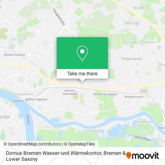 Domus Bremen Wasser-und Wärmekontor map