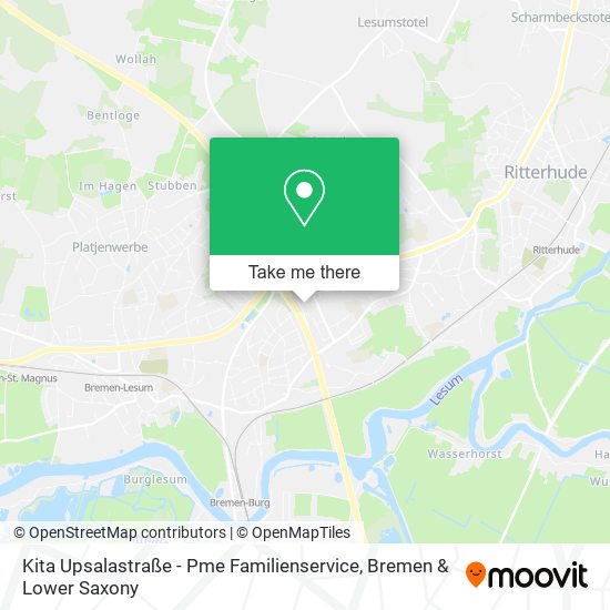 Kita Upsalastraße - Pme Familienservice map