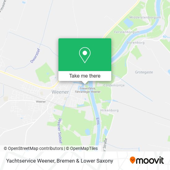 Yachtservice Weener map