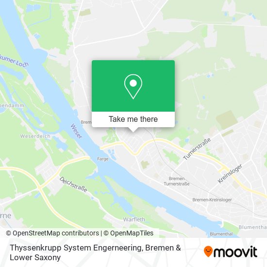 Thyssenkrupp System Engerneering map