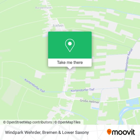 Windpark Wehrder map