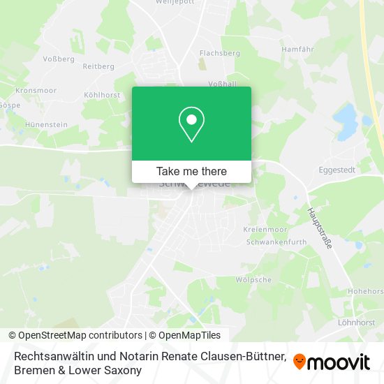 Rechtsanwältin und Notarin Renate Clausen-Büttner map
