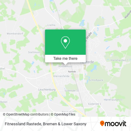 Fitnessland Rastede map