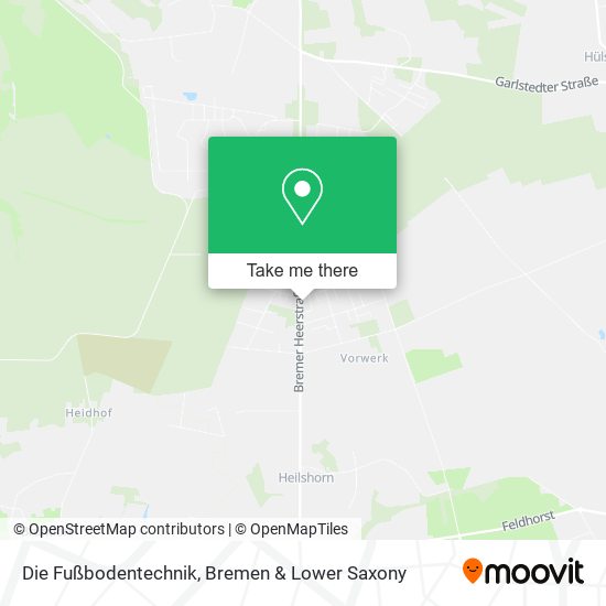 Die Fußbodentechnik map
