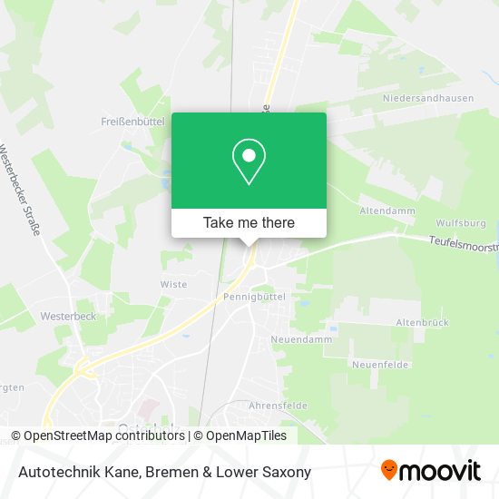 Autotechnik Kane map