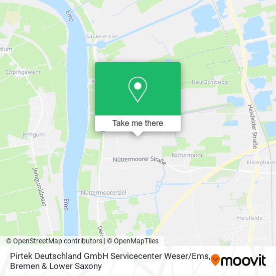 Pirtek Deutschland GmbH Servicecenter Weser / Ems map