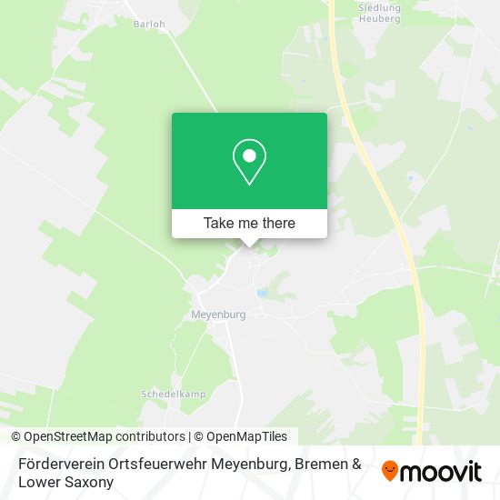 Förderverein Ortsfeuerwehr Meyenburg map