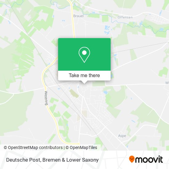 Deutsche Post map
