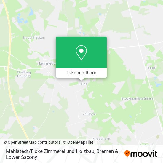 Mahlstedt / Ficke Zimmerei und Holzbau map