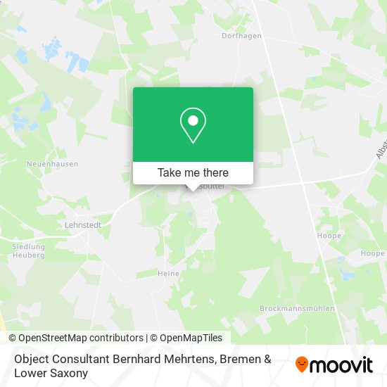 Object Consultant Bernhard Mehrtens map