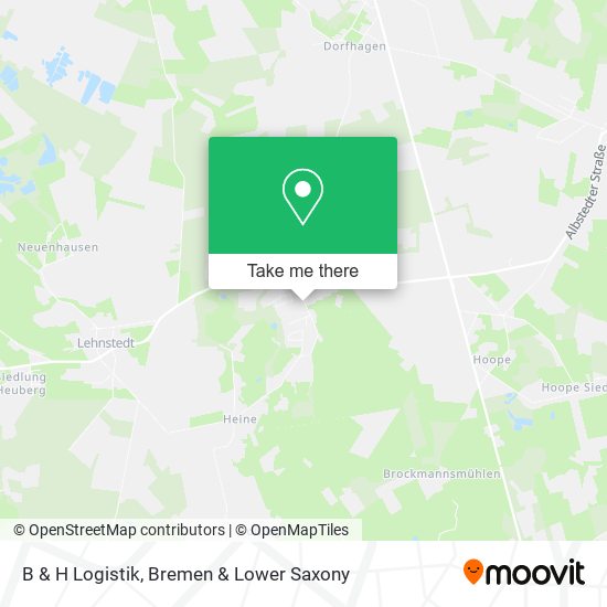 B & H Logistik map