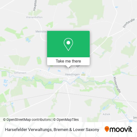 Harsefelder Verwaltungs map