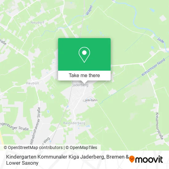 Kindergarten Kommunaler Kiga Jaderberg map