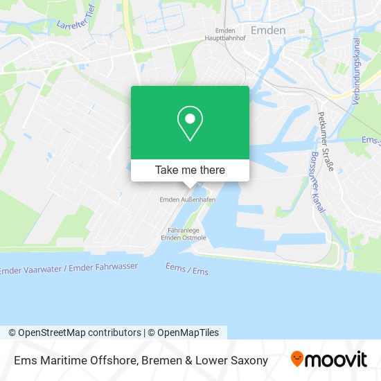 Ems Maritime Offshore map