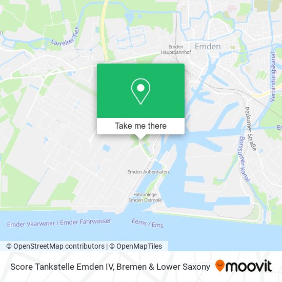 Карта Score Tankstelle Emden IV