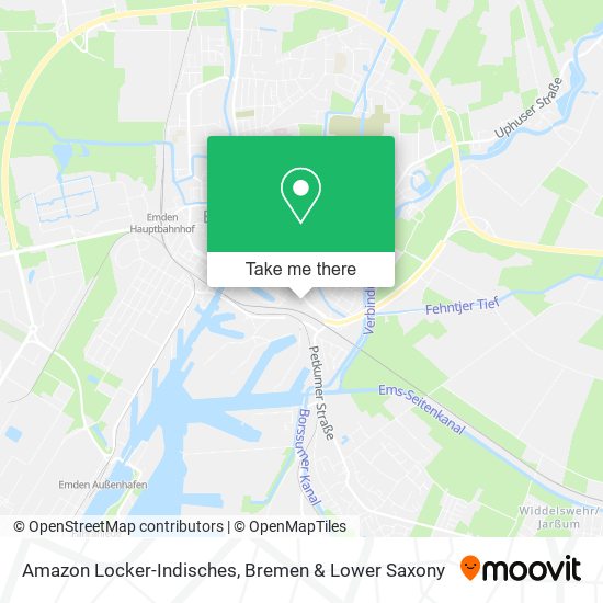 Amazon Locker-Indisches map