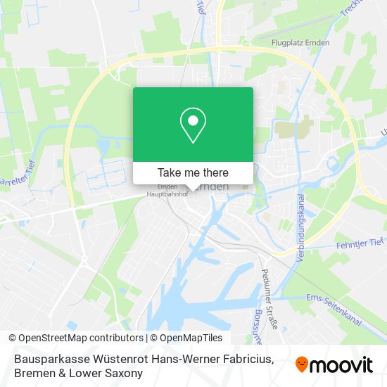 Bausparkasse Wüstenrot Hans-Werner Fabricius map