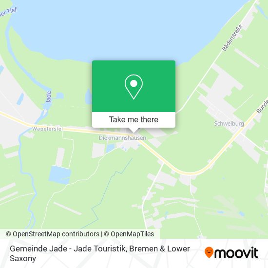 Gemeinde Jade - Jade Touristik map