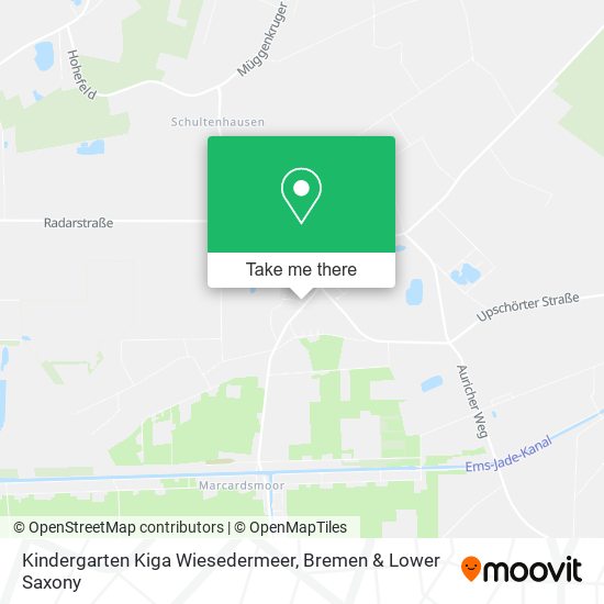 Карта Kindergarten Kiga Wiesedermeer