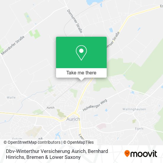 Dbv-Winterthur Versicherung Aurich, Bernhard Hinrichs map