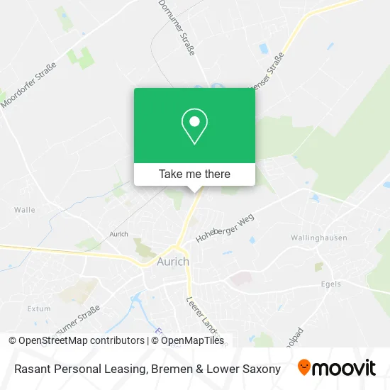 Rasant Personal Leasing map