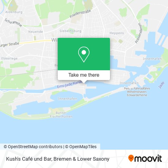 Kush's Café und Bar map