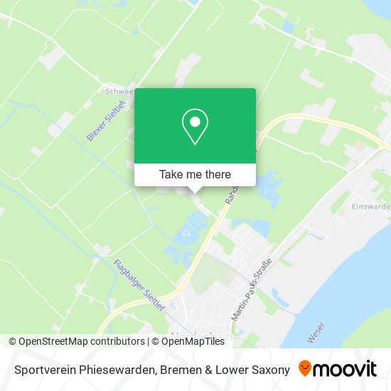Sportverein Phiesewarden map