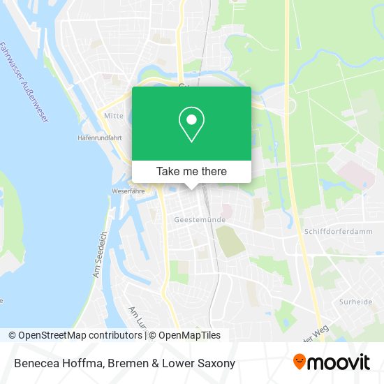 Benecea Hoffma map