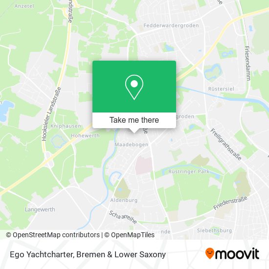 Ego Yachtcharter map
