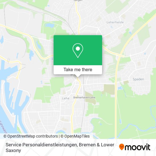 Service Personaldienstleistungen map