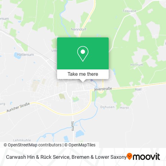 Carwash Hin & Rück Service map