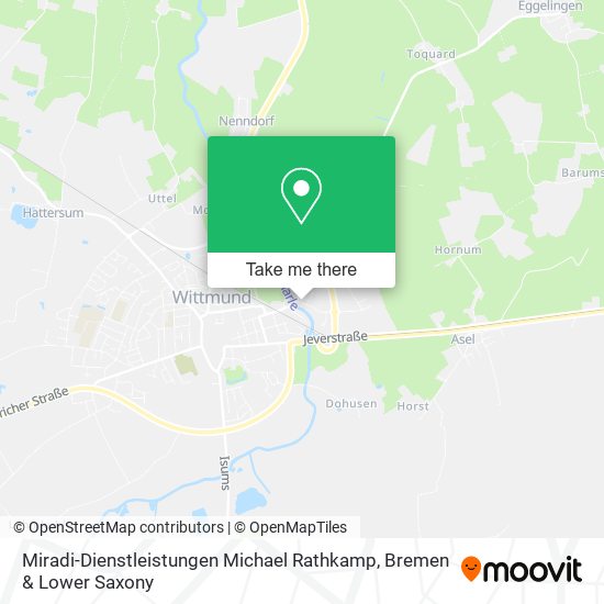 Miradi-Dienstleistungen Michael Rathkamp map