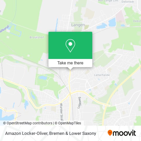 Amazon Locker-Oliver map