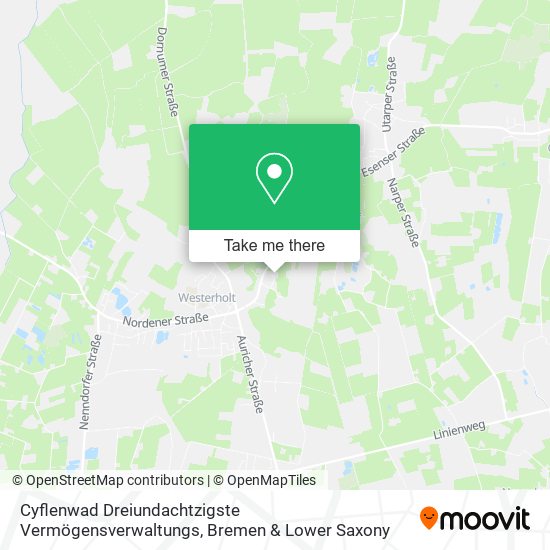 Cyflenwad Dreiundachtzigste Vermögensverwaltungs map