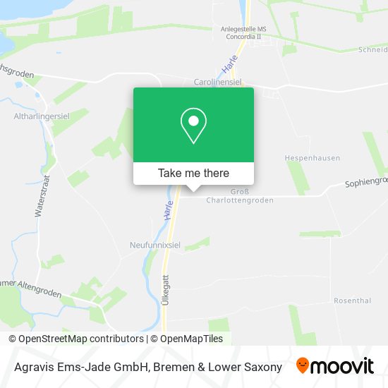 Agravis Ems-Jade GmbH map