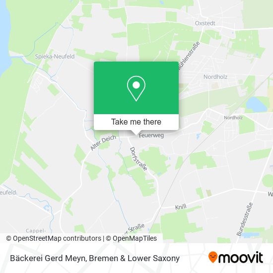 Bäckerei Gerd Meyn map