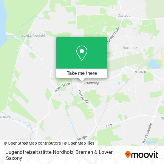 Jugendfreizeitstätte Nordholz map