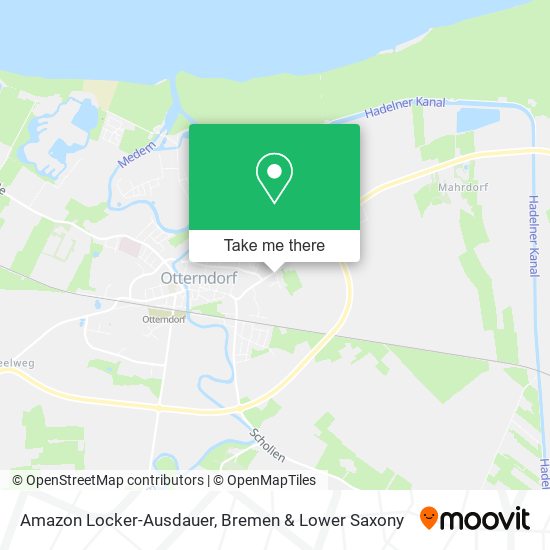 Amazon Locker-Ausdauer map