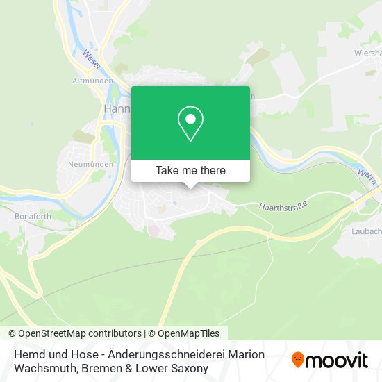 Hemd und Hose - Änderungsschneiderei Marion Wachsmuth map