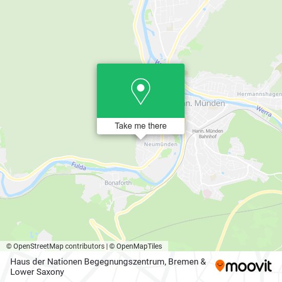 Haus der Nationen Begegnungszentrum map