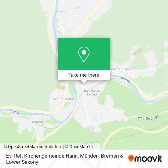 Ev.-Ref. Kirchengemeinde Hann. Münden map