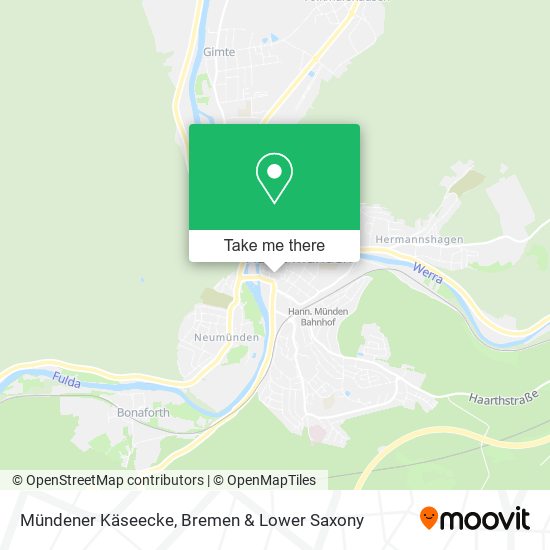 Mündener Käseecke map