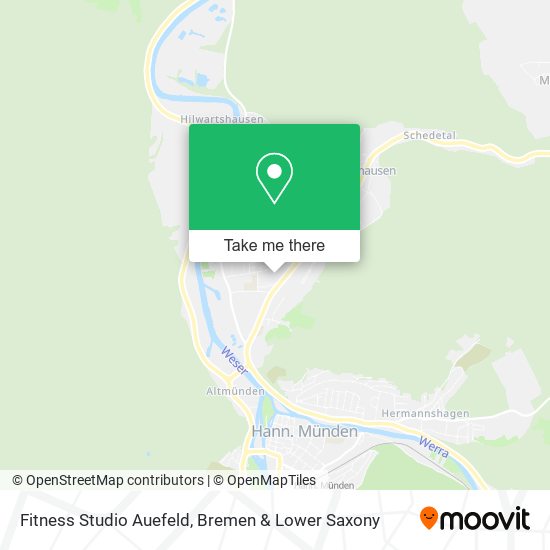 Fitness Studio Auefeld map