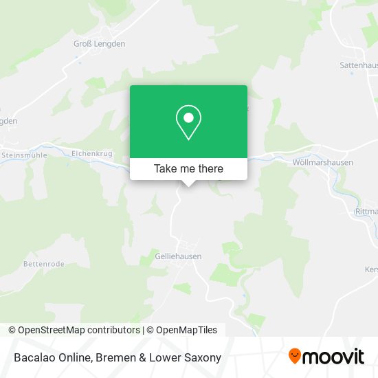 Bacalao Online map