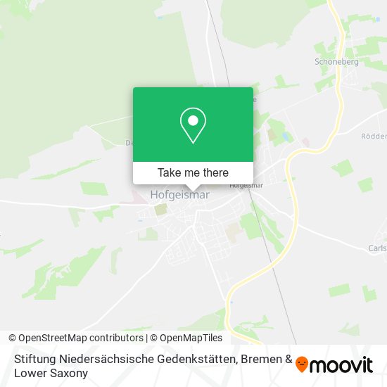 Stiftung Niedersächsische Gedenkstätten map