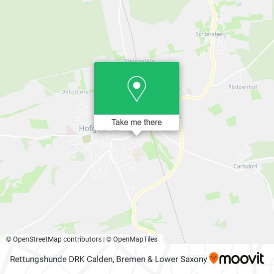 Rettungshunde DRK Calden map