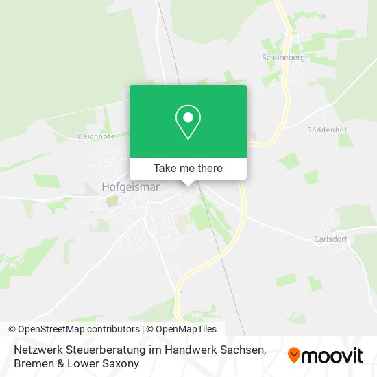 Netzwerk Steuerberatung im Handwerk Sachsen map