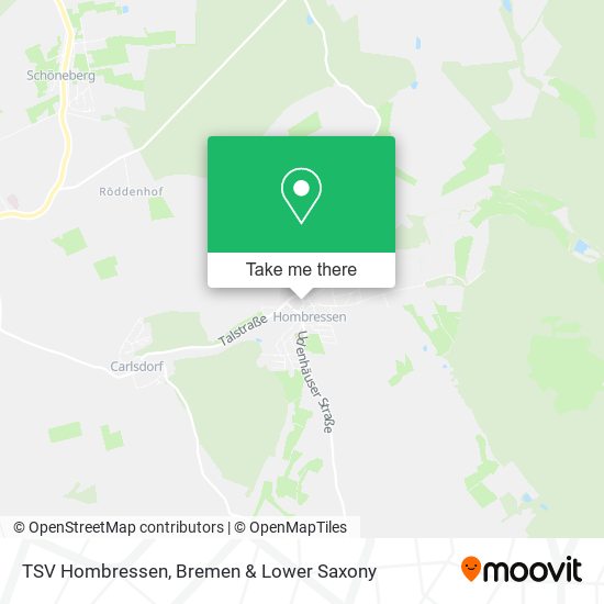 TSV Hombressen map
