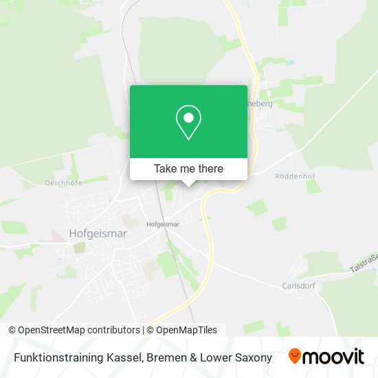 Funktionstraining Kassel map